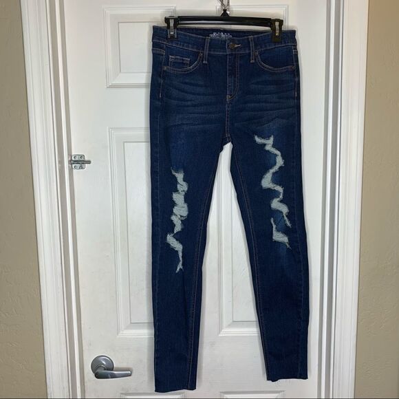 Wild Fable High Rise Skinny Distressed Jeans - Picture 2 of 9